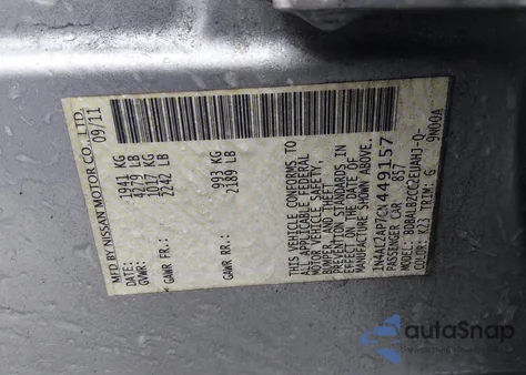 2012 Nissan Altima 2.5 S from USA, damaged, VIN 1N4AL2AP7CN449157